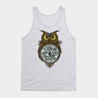 Steam punk owl Tank Top